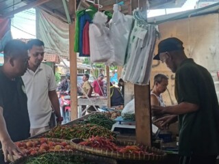 Blusukan Ke Pasar Tradisional Ketua APPSI Bandar Lampung Ajak Pedagang Jaga Kenyamanan Pasar