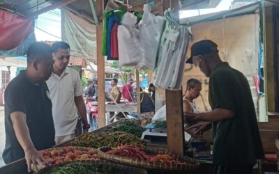 Blusukan Ke Pasar Tradisional Ketua APPSI Bandar Lampung Ajak Pedagang Jaga Kenyamanan Pasar