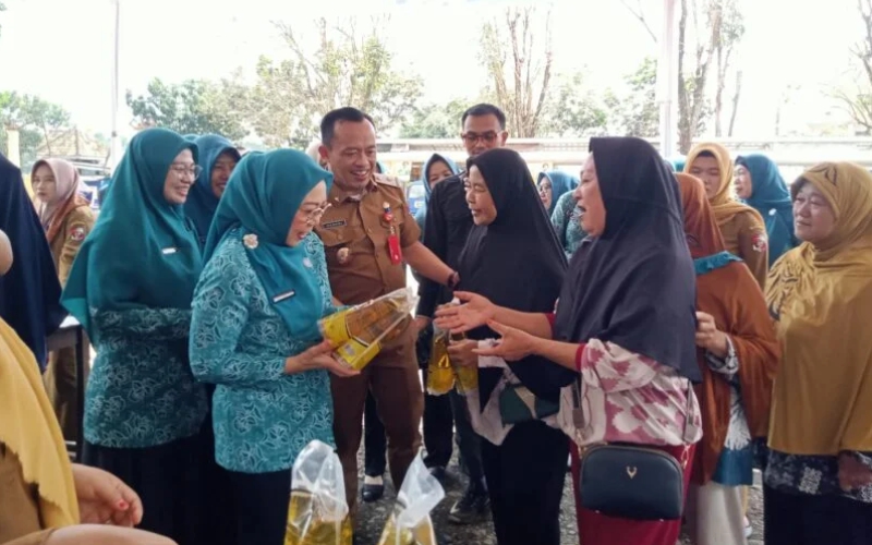 Disdag Lampung Utara Gelar Pasar Murah