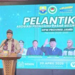Lantik Kepengurusan DPW APPSI Jambi, Sudaryono: Aktif Bantu Pedagang dan Dukung Program MBG