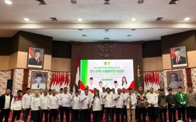 Lantik Kepengurusan DPD APPSI Kabupaten Bogor, Don Muzakir: APPSI Harus Aktif Mendukung Program Presiden Hingga Ke Akar Rumput